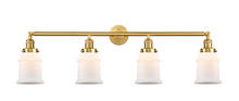 Innovations Lighting 215-SG-G181-LED - Canton - 4 Light - 42 inch - Satin Gold - Bath Vanity Light