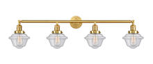 Innovations Lighting 215-SG-G534-LED - Oxford - 4 Light - 46 inch - Satin Gold - Bath Vanity Light