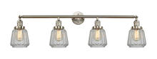  215-SN-G142 - Chatham - 4 Light - 42 inch - Brushed Satin Nickel - Bath Vanity Light