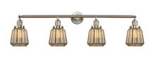 Innovations Lighting 215-SN-G146 - Chatham - 4 Light - 42 inch - Brushed Satin Nickel - Bath Vanity Light