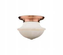  221-1F-AC-G541 - Oxford - 1 Light - 14 inch - Antique Copper - Flush Mount