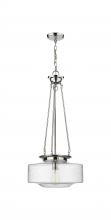  221-1P-PN-G694-16 - Bridgeton - 1 Light - 16 inch - Polished Nickel - Chain Hung - Pendant