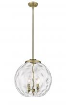 Innovations Lighting 221-3S-AB-G1215-16 - Athens Water Glass - 3 Light - 16 inch - Antique Brass - Cord hung - Pendant