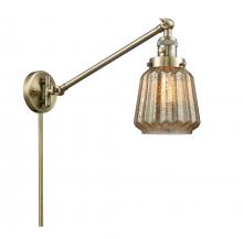 Innovations Lighting 237-AB-G146 - Chatham - 1 Light - 8 inch - Antique Brass - Swing Arm