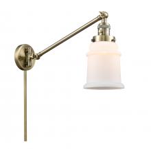 Innovations Lighting 237-AB-G181-LED - Canton - 1 Light - 8 inch - Antique Brass - Swing Arm