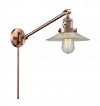  237-AC-G2 - Halophane - 1 Light - 9 inch - Antique Copper - Swing Arm