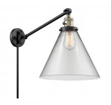 Innovations Lighting 237-BAB-G42-L-LED - Cone - 1 Light - 12 inch - Black Antique Brass -Adjustable Swing Arm