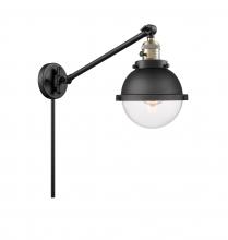  237-BAB-HFS-62-BK - Hampden - 1 Light - 7 inch - Black Antique Brass - Swing Arm