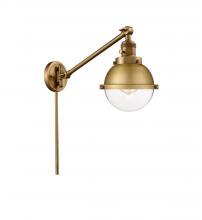 Innovations Lighting 237-BB-HFS-62-BB - Hampden - 1 Light - 7 inch - Brushed Brass - Swing Arm