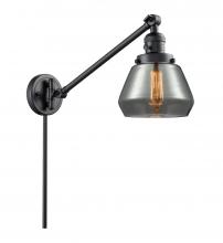 Innovations Lighting 237-BK-G173-LED - Fulton - 1 Light - 8 inch - Matte Black -Adjustable Swing Arm
