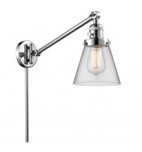 Innovations Lighting 237-PC-G62-LED - Cone - 1 Light - 8 inch - Polished Chrome -Adjustable Swing Arm