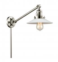 Innovations Lighting 237-PN-G1-LED - Halophane - 1 Light - 9 inch - Polished Nickel - Swing Arm