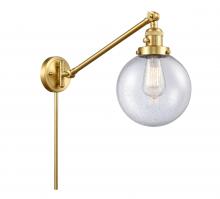 Innovations Lighting 237-SG-G204-8 - Beacon - 1 Light - 8 inch - Satin Gold - Swing Arm