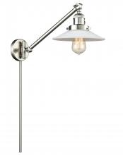 Innovations Lighting 237-SN-G1-LED - Halophane - 1 Light - 9 inch - Brushed Satin Nickel - Swing Arm