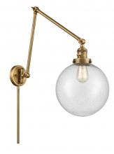  238-BB-G204-10 - Beacon - 1 Light - 10 inch - Brushed Brass - Swing Arm