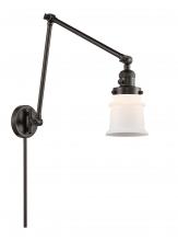  238-OB-G181S - Canton - 1 Light - 8 inch - Oil Rubbed Bronze - Swing Arm