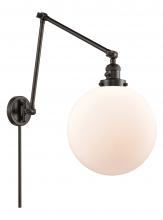 Innovations Lighting 238-OB-G201-12 - Beacon - 1 Light - 12 inch - Oil Rubbed Bronze - Swing Arm