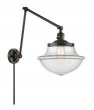  238-OB-G542 - Oxford - 1 Light - 12 inch - Oil Rubbed Bronze - Swing Arm