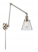 Innovations Lighting 238-PN-G62-LED - Cone - 1 Light - 8 inch - Polished Nickel - Swing Arm