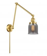 Innovations Lighting 238-SG-G53 - Bell - 1 Light - 8 inch - Satin Gold - Swing Arm