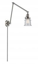 Innovations Lighting 238-SN-G184S-LED - Canton - 1 Light - 8 inch - Brushed Satin Nickel - Swing Arm