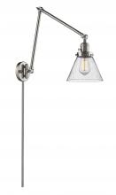 Innovations Lighting 238-SN-G44-LED - Cone - 1 Light - 8 inch - Brushed Satin Nickel - Swing Arm