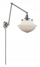  238-SN-G541 - Oxford - 1 Light - 12 inch - Brushed Satin Nickel - Swing Arm