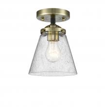 Innovations Lighting 284-1C-BAB-G64-LED - Cone - 1 Light - 6 inch - Black Antique Brass - Semi-Flush Mount