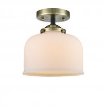 Innovations Lighting 284-1C-BAB-G71 - Bell - 1 Light - 8 inch - Black Antique Brass - Semi-Flush Mount