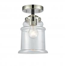 Innovations Lighting 284-1C-BPN-G182-LED - Canton - 1 Light - 6 inch - Black Polished Nickel - Semi-Flush Mount