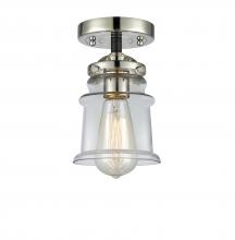 Innovations Lighting 284-1C-BPN-G182S-LED - Canton - 1 Light - 5 inch - Black Polished Nickel - Semi-Flush Mount