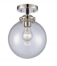 Innovations Lighting 284-1C-BPN-G204-8-LED - Beacon - 1 Light - 8 inch - Black Polished Nickel - Semi-Flush Mount