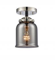 Innovations Lighting 284-1C-BPN-G53 - Bell - 1 Light - 5 inch - Black Polished Nickel - Semi-Flush Mount