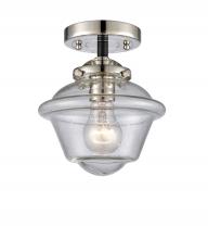 Innovations Lighting 284-1C-BPN-G534 - Oxford - 1 Light - 8 inch - Black Polished Nickel - Semi-Flush Mount