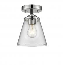 Innovations Lighting 284-1C-BPN-G62-LED - Cone - 1 Light - 6 inch - Black Polished Nickel - Semi-Flush Mount