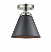 Innovations Lighting 284-1C-BPN-M13-BK-LED - Appalachian - 1 Light - 8 inch - Black Polished Nickel - Semi-Flush Mount