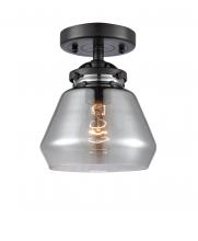 Innovations Lighting 284-1C-OB-G173-LED - Fulton - 1 Light - 7 inch - Oil Rubbed Bronze - Semi-Flush Mount