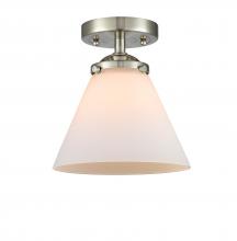 Innovations Lighting 284-1C-SN-G41 - Cone - 1 Light - 8 inch - Brushed Satin Nickel - Semi-Flush Mount