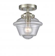 Innovations Lighting 284-1C-SN-G534-LED - Oxford - 1 Light - 8 inch - Brushed Satin Nickel - Semi-Flush Mount