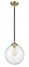 Innovations Lighting 284-1S-BAB-G202-10 - Beacon - 1 Light - 10 inch - Black Antique Brass - Cord hung - Mini Pendant