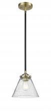 Innovations Lighting 284-1S-BAB-G44-LED - Cone - 1 Light - 8 inch - Black Antique Brass - Cord hung - Mini Pendant