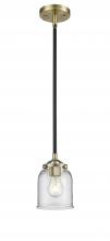  284-1S-BAB-G52 - Bell - 1 Light - 5 inch - Black Antique Brass - Cord hung - Mini Pendant