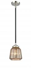 Innovations Lighting 284-1S-BPN-G146-LED - Chatham - 1 Light - 7 inch - Black Polished Nickel - Cord hung - Mini Pendant