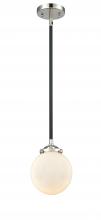  284-1S-BPN-G201-6 - Beacon - 1 Light - 6 inch - Black Polished Nickel - Cord hung - Mini Pendant