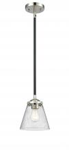 Innovations Lighting 284-1S-BPN-G64-LED - Cone - 1 Light - 6 inch - Black Polished Nickel - Cord hung - Mini Pendant