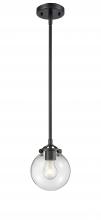 Innovations Lighting 284-1S-OB-G202-6-LED - Beacon - 1 Light - 6 inch - Oil Rubbed Bronze - Cord hung - Mini Pendant