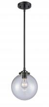  284-1S-OB-G202-8 - Beacon - 1 Light - 8 inch - Oil Rubbed Bronze - Cord hung - Mini Pendant