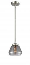 Innovations Lighting 284-1S-SN-G173 - Fulton - 1 Light - 7 inch - Brushed Satin Nickel - Cord hung - Mini Pendant