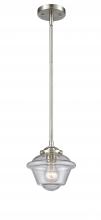 Innovations Lighting 284-1S-SN-G534-LED - Oxford - 1 Light - 8 inch - Brushed Satin Nickel - Cord hung - Mini Pendant