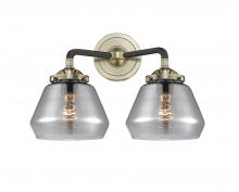 Innovations Lighting 284-2W-BAB-G173 - Fulton - 2 Light - 15 inch - Black Antique Brass - Bath Vanity Light